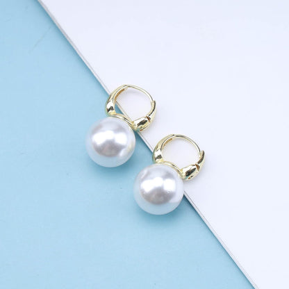 Bohemian Pearl Circular Earrings