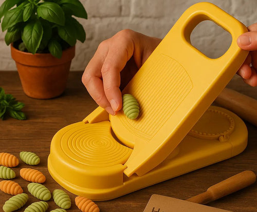 Multi-Shape Pasta Maker Press – Easy Homemade Pasta Dough Shaper Tool